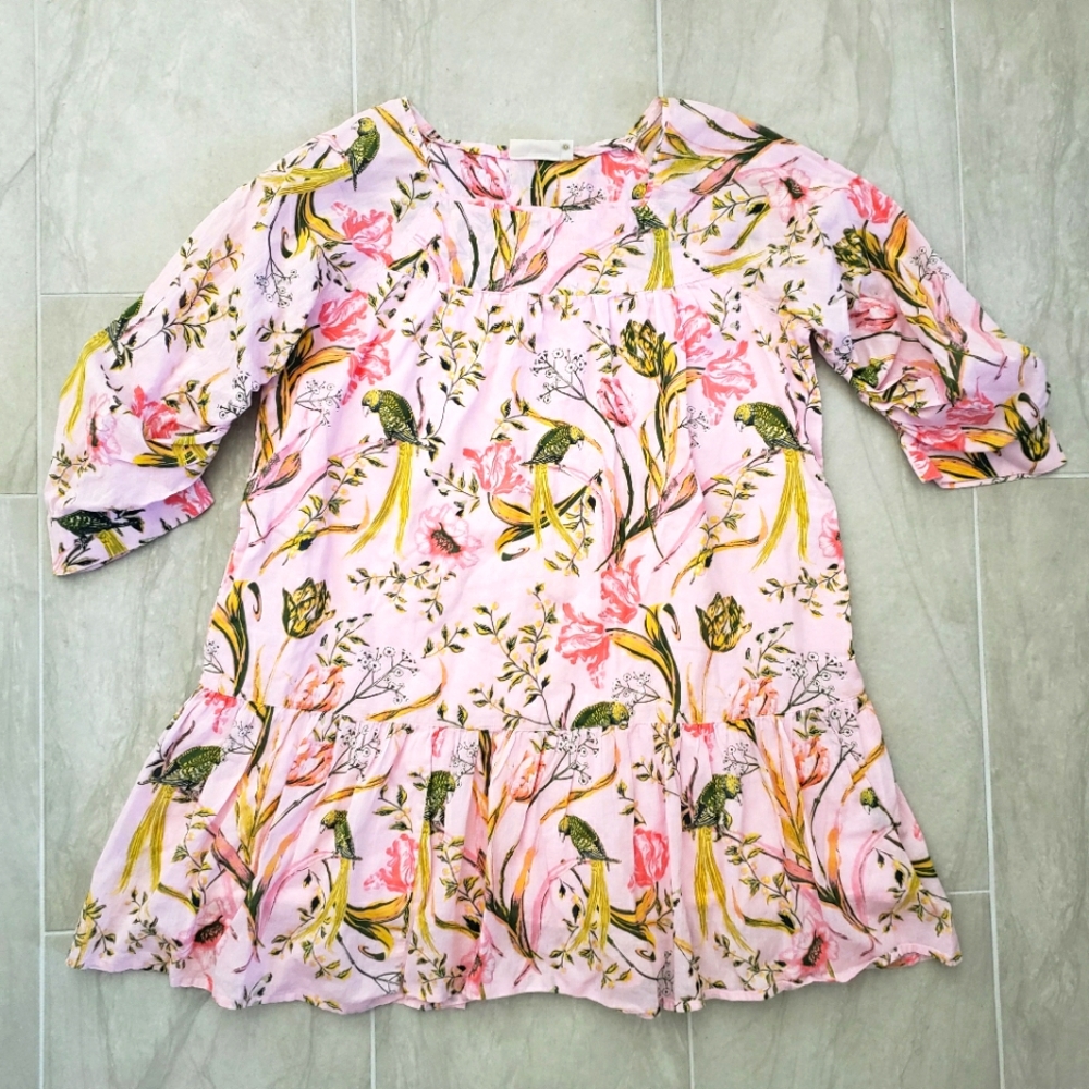 NWOT Happy Nature Floral Maxi Dress